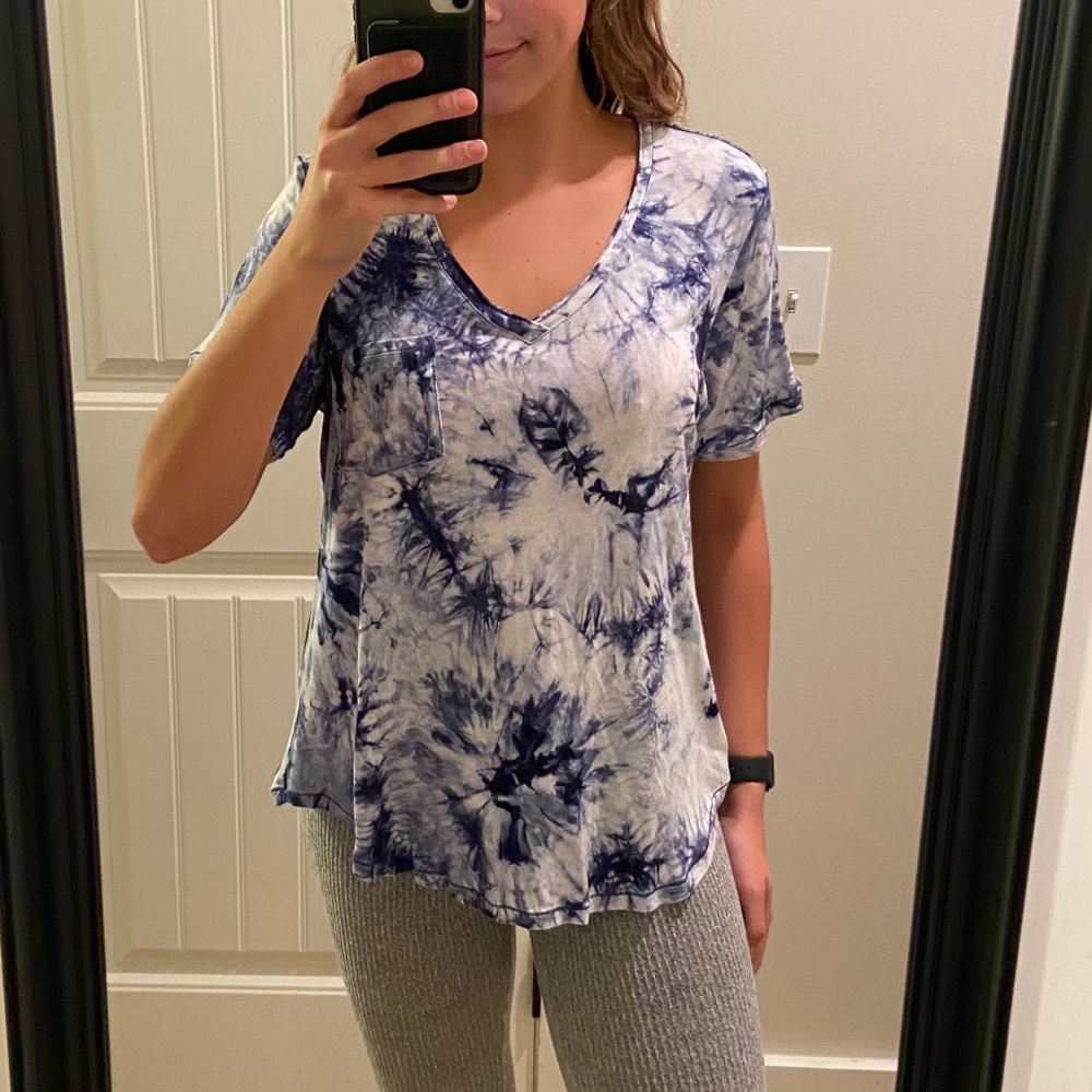 Blue Tie-Dye T-Shirt